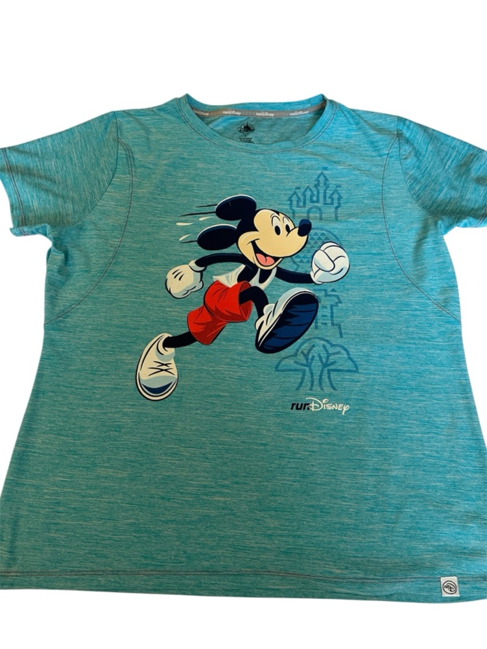 Disney Teal Mickey Mouse Graphic Tee
